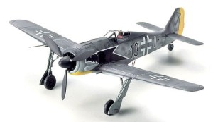 Samolot, Focke Wulf FW190 A3, skala 1:72, Tamiya 60766