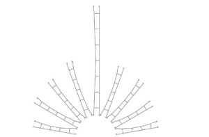 Przewód trakcyjny 190 mm, skala H0, VIESSMANN 4142