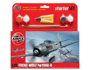 Samolot, Focke Wulf 190A-8 (Starter Set), skala 1:72, AIRFIX 55110
