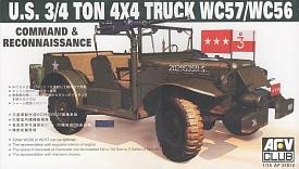 US 3/4 Ton 4x4 Truck WC57/WC56 , skala 1:35, AFV Club 35S16