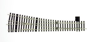 Zwrotnica ręczna prawa, skala 0, LENZ 45032