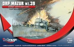 Okręt, ORP Mazur WZ.39, skala 1:400, Mirage Hobby 40022