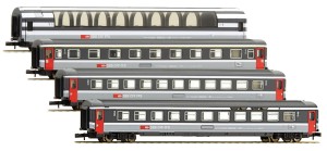 Zestaw 4-wagnów osobowych, skala Z, MÄRKLIN 87662