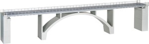 Most betonowy jednotorowy, skala H0, KIBRI 39740