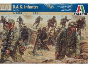 WWII DAK Infantry North Africa, skala 1:72, ITALERI 6099