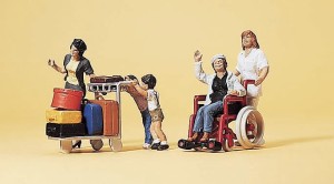 Podróżni , skala H0, PREISER 10465