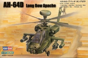 Śmigłowiec, AH-64D Long Bow Apache, skala 1:72, HOBBY BOSS 87219