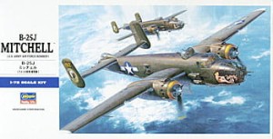 Samolot, B-25J Mitchell, skala 1:72, Hasegawa 00546