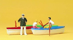 Wypożyczalnia sprzętu wodnego, skala H0, PREISER 10072