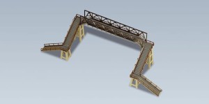 Wiadukt dla pieszych, skala N, FALLER 222151