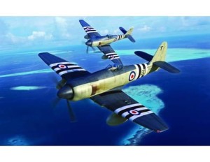 Hawker Sea Fury FB.11, skala 1:48, TRUMPETER 02844