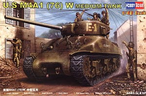 U.S M4A1 76(W) TANK, skala 1:48, HOBBY BOSS 84801