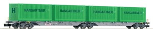 Wagon kontenerowy Sggmrs, skala N, FLEISCHMANN 825306