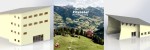 Budynki do kolejki linowej Hahnenkammbahn, skala H0, BRAWA 6343