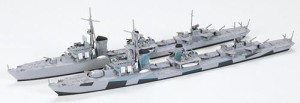 Okret, German Destroyer Z-Class, skala 1:700, Tamiya 31905