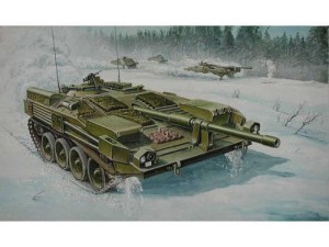 Sweden Strv 103B MBT, skala 1:35, TRUMPETER 00309