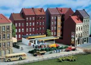 Stacja benzynowa, skala H0, AUHAGEN 11340
