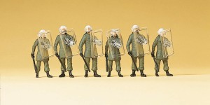 Grupa interwencyjna Policji, skala H0, PREISER 10393