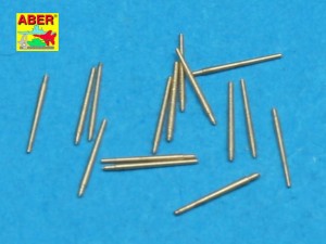 Zestaw 16 luf 37 mm L/83 SK C/30 do niemieckich okrętów, skala 1:350, Aber 1-350-L-15