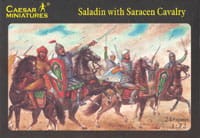 Figurki, Saladin with Saracen Cavalry, skala 1:72, Caesar H018