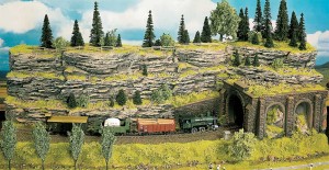 Płyta z imitacją skał, skala H0/TT/N, NOCH 58480