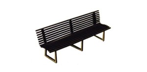 Ławka peronowa, skala 0,  EpokeModeller 456007