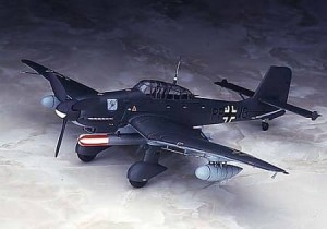 Samolot, Junkers JU87D-4 Torpedo Fighter, skala 1:48, Hasegawa 09348