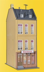 Kamienica szeregowa z kawiarnią w Düsseldorf , skala H0, KIBRI 38393