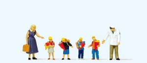 Początek roku szkolnego, skala H0, PREISER 10596