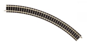 Tor łukowy R2/45° z podkładem, skala N, FLEISCHMANN 9125
