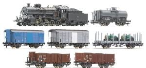 Zestaw pociągu towarowego, skala H0, ROCO 61420