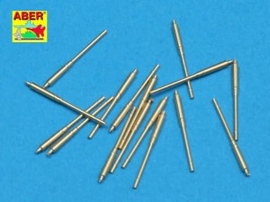 Zestaw  16 luf 105 mm/C37 do niemieckich okrętów, skala 1:350, Aber 1-350-L-14