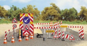 Zestaw-roboty drogowe, skala H0, BUSCH 6048