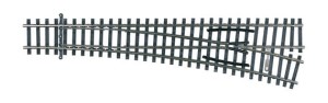 Zwrotnica łukowa prawa EW2 15°/166mm, skala TT, TILLIG 83331