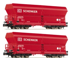 Zestaw 2-wagonów samowyładowczych typu Falns 183, DB,  skala N, FLEISCHMANN 852318