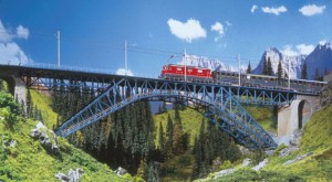 Wiadukt dwutorowy, skala H0, FALLER 120535