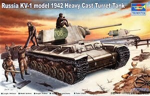 KV-1 mod.1942 Heavy Turret , skala 1:35, TRUMPETER 00359