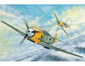 Messerschmitt Bf 109E-3, skala 1:32, TRUMPETER 02288