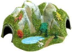 Tunel narożny, skala N, BUSCH 8003