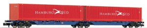 Wagon kontenerowy Sggmrs, skala N, FLEISCHMANN 825302