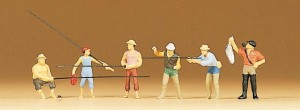Wędkarze, skala N, PREISER 79077