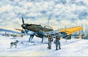 Samolot, Junkers Ju-87B-2/U-2 Stuka, skala 1:32, TRUMPETER 03215