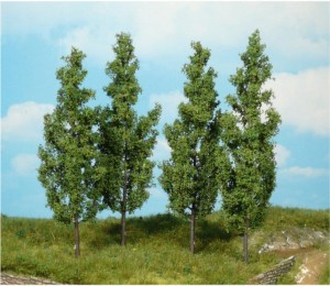 4-topole 140mm, skala H0, HEKI 1719