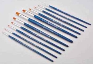 Pędzel, pędzel płaski 1 (syntetyk), Italeri 51224