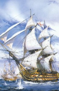 Żaglowiec, HMS Victory, skala 1:100, HELLER 80897