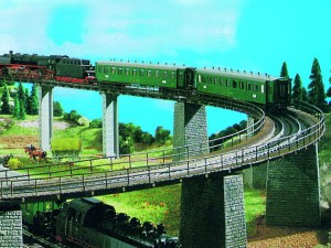 Wiadukt łukowy jednotorowy, skala H0, VOLLMER 42547