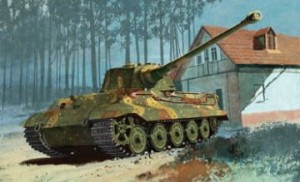 Kingtiger Henschel Turret, skala 1:35, DRAGON 6209