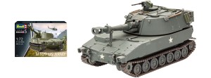 Czołg, M109 US Army , skala 1:72, REVELL 03265