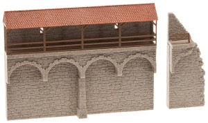 Fragment murów starego miasta, skala H0, FALLER 130404