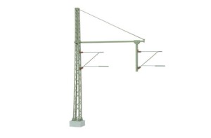 Maszt z wysięgnikiem rurowym 2-torowym, skala N, VIESSMANN 4360